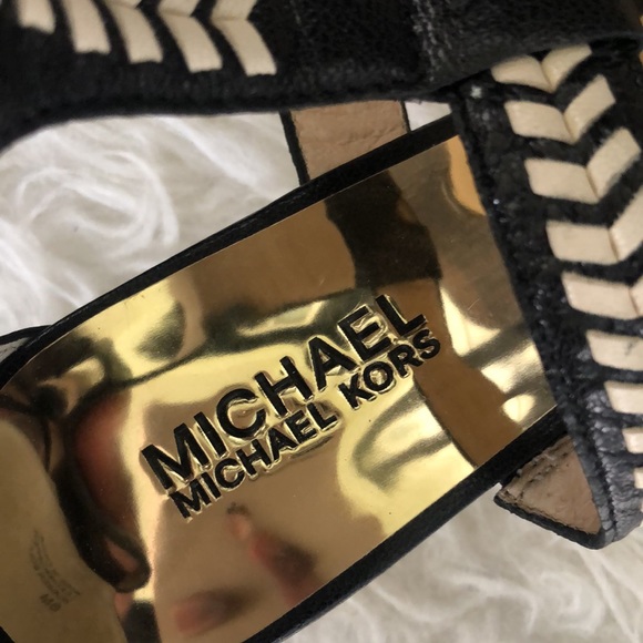 Michael Michael Kors Women’s Leather Strap Sandals - Picture 10 of 16
